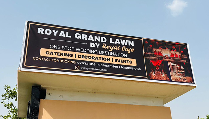 Royal wedding decoration