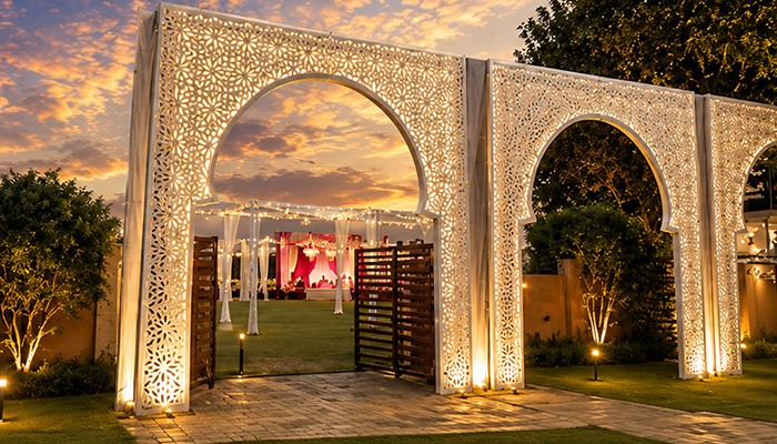 Royal wedding decoration